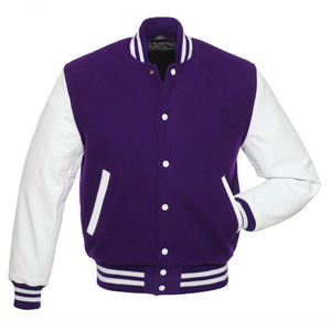 Men Varsity Winter Jacket perfect for weekend looks made from quality <b>fabric</b> with strong hems and stylish collar design - Product Image 6