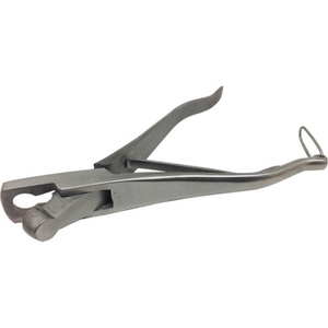 Pince à perforer pour oreilles de cheval en acier inoxydable de qualité supérieure certifiée CE, réutilisable, forme de trou de serrure, instrument vétérinaire - Product Image 3
