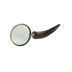 Handmade Acrylic <b>Magnifying</b> Glass LED <b>Light</b> Latest Design Cheap Horn Resin Handles Stylish Metal Reading Paper Home Accessory - Product Image 3