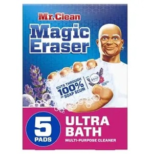 Mr. Clean Magic Eraser Sponge Bathroom <b>Cleaner</b> Soap Scum Shower & Tub <b>Cleaner</b> Ultra Bath - Product Image 5
