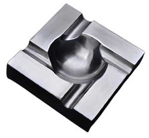 Cendrier carré en métal portable, fabrication directe, cendrier vintage européen en stock à prix avantageux - Product Image 1