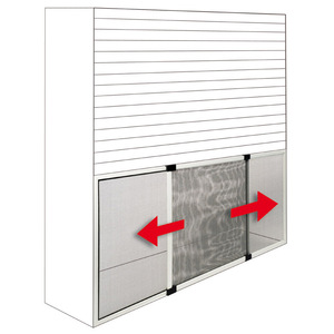 Extendable <b>Netting</b> <b>For</b> <b>Windows</b> Silver Cm. 50x40 - Product Image 1