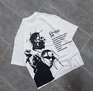 เสื้อแฟชั่นแขนสั้นสำหรับผู้ชาย, เสื้อสวมหัวคอกลมทรงหลวมพิมพ์ลายลำลองคุณภาพสูงสำหรับฤดูใบไม้ผลิฤดูร้อน2025 - Product Image 1