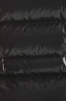 Blouson Bomber Matelassé pour Femme, Veste d'Hiver Chaude, Rembourrage en Coton Isolant, Noir, Style Streetwear, Service OEM, Logo Frontal