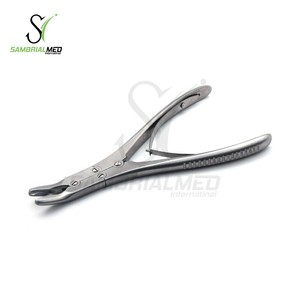 Venta caliente Premium Ruskin Bone Rongeur 7,50 "Straight 7mm Bite Double Action Instrumentos ortopédicos de acero inoxidable alemán - Product Image 1