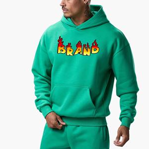 Tricots de printemps sur mesure pour hommes OEM Australie Veste pull à capuche simple et ample - Product Image 2