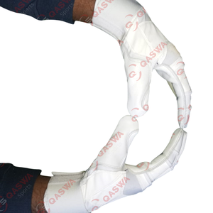 Gants de frappe de baseball en cuir à manchette longue de couleur blanche adulte pour jeunes joueurs de baseball professionnels - Product Image 3