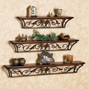 Wall New Design <b>Rack</b> Hanging Book Shelf Home Decor Wood Living Room Furniture Traditional Panel Floating Shelf Three-Layer - Product Image 1