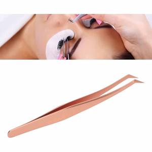 Premium <b>Eyelash</b> <b>Tweezers</b> Stainless Steel curved pointed Tip lash extension <b>tweezers</b> - Product Image 5
