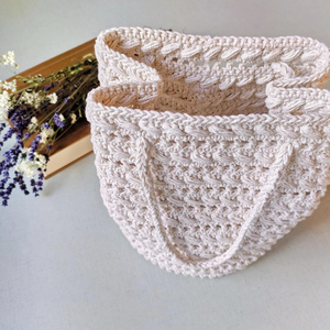 Bolso de ganchillo para mujer, bolsos cruzados de hombro de punto, bolso de compras estético, monederos bonitos, bolso de ganchillo OEM hecho en Vietnam - Product Image 6