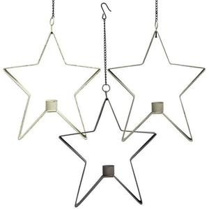Porte-bougies en métal en forme de larme avec sphères texturées dorées pour la décoration de Noël à la maison - Product Image 6