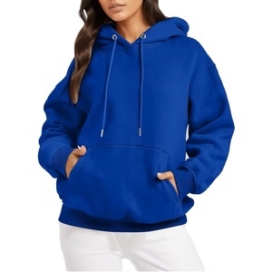 Felpe con cappuccio in cotone 100% con stampa e tinta unita felpe da donna stile invernale caldo abbigliamento alla moda in nero - Product Image 1