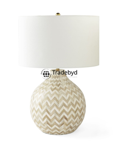 Lámpara LED Decorativa Hecha a Mano con Incrustaciones de Hueso, Base E26, Alimentación CA, Iluminación Regulable Ecológica para Decoración Moderna del Hogar - Tradebyd - Product Image 4