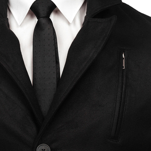 Abrigo de Moda para Hombre - Abrigo de Invierno Cálido y Elegante para Hombre, Chaqueta Gruesa y Suave con Cuello de Solapa/ Transpirable - Product Image 5