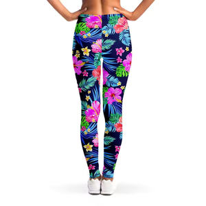Nouveauté Pantalon de yoga en polyester respirant taille haute pour femme, legging imprimé par sublimation, poches élastiques à la taille, vêtements de sport - Product Image 2