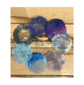 Posavasos de resina epoxi Posavasos de té y café (10*8 Cm) Personalizar productos de embalaje que buscan buenos posavasos de resina - Product Image 4