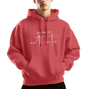 เสื้อฮู้ดดี้ผู้ชายทรงโอเวอร์ไซส์ แขนยาว ผ้าคอตตอนผสม สไตล์ลำลอง แฟชั่นสตรีทแวร์ - Product Image 1