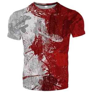 Camiseta Ligera 100% Algodón para Hombre, Sublimada, Corte Holgado, Estampada, Última Moda, Estilo Veraniego, Camiseta para Hombre - Product Image 1