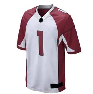 Camiseta de fútbol americano personalizada uniforme estampado de camuflaje digital tela de malla transpirable corto antibacteriano 100% poliéster - Product Image 1