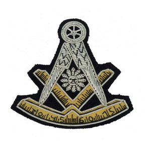 Nueva llegada de alta calidad hecha a mano 3D bordado lingotes alambre Blazer insignias cosidas logotipo personalizado uniforme insignias cuentas al por mayor - Product Image 3