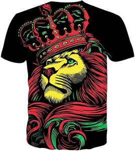 Camiseta estampada personalizada para hombre con aspecto elegante, cómoda camisa informal de uso diario. - Product Image 6