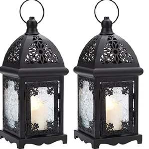 Linterna de portavelas de metal decorativa de tendencia para uso festivo y decoración del hogar y la boda - Product Image 4