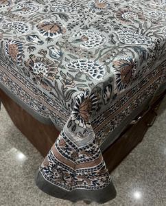 Nappes imprimées en blocs à main verts d'Inde fabriquées à la main pour la personnalisation des hôtels et des cadeaux à la maison disponibles en vrac - Product Image 1