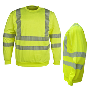 Wholesale Men's Reflective Windproof Polyester Shirt ANSI/ISEA 107 Certified High Visibility Workwear Breathable Quick Dry - Product Image 1