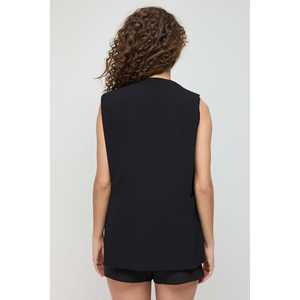 Chaleco Casual con Bolsillos Delanteros y Abertura Lateral, 100% Poliéster - Product Image 5