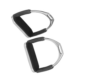 Nouvelle arrivée étriers d'équitation en aluminium léger réglable large poignée équestre usine exportation OEM - Product Image 2