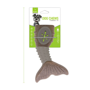 Interactive Beef Flavor <b>Treat</b> <b>Dispensing</b> Fish Tail <b>Dog</b> Chew <b>Toy</b> Premium Pet Chew <b>Toys</b> - Product Image 2