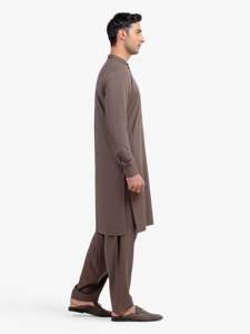 Shalwar Kameez, Ropa Tradicional Islámica para Hombre, Estilo Pakistaní, para Ocasiones Casuales, Corte Regular - Product Image 4