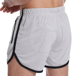 Para la venta Pantalones cortos para correr al aire libre en precio razonable Nuevo estilo Pantalones cortos para correr Pantalones cortos de gimnasio en blanco sólido - Product Image 3