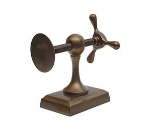 Sujetalibros clásico moderno Acabado dorado Aluminio Elegante Metal en forma de arco Organizador de escritorio Hogar Oficina Sujetalibros Decorativo para el hogar - Product Image 4