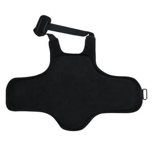 2026 New Tending Black-Color Leather Boxing Chest Guard Latest Design Men's Sports Boxing Chest Guard - Product Image 3