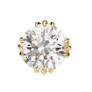 18K Gold <b>Beautiful</b> <b>Earring</b> with Lab-Grown Diamond Premium Diamond <b>Earrings</b> - Product Image 2