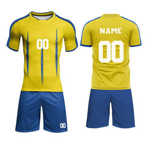 Uniforme de Fútbol Personalizado para Hombre, Conjunto Completo de Alta Calidad, Camisetas de Equipo para Adultos, 100% Poliéster, Secado Rápido, Antibacteriano - Product Image 2