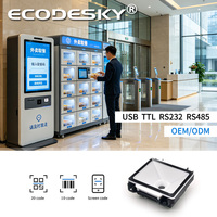Module de lecteur de codes-barres EMT8051MC avec interface USB RS232, scanner de codes 1D/2D, Data Matrix, PDF417, QR Code, en stock