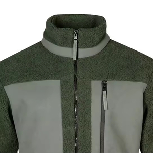 Veste polaire Sherpa pour homme avec intérieur chaud et sensation légère idéale pour les journées d'automne, les promenades en plein air ou les couches de bureau - Product Image 5