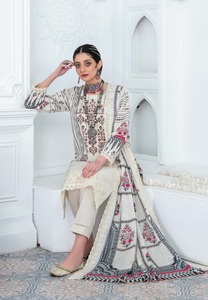 Meilleures ventes de costumes de pelouse Jacquard 100% de créateur pakistanais en gros, plus les options de taille disponibles - Product Image 6