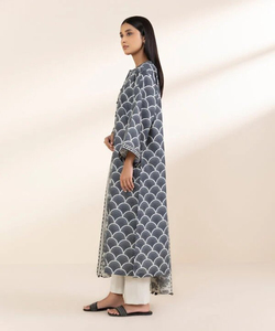 Robe de pelouse imprimée brodée personnalisée de haute qualité pour femmes élégante et à la mode pour les fêtes d'été meilleure offre de gros - Product Image 3