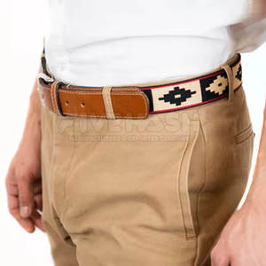 Cinturón de Cuero Polo de Nuevo Diseño 2026, Último Diseño, Estilo Personalizado, Cinturones de Cuero Polo para Hombre Hechos en Pakistán - Product Image 2
