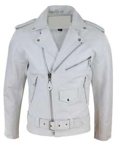 Veste en cuir pour homme de qualité supérieure, coupe moto moderne, en toile de cuir de vache, fabriquée au Pakistan 2025 - Product Image 1