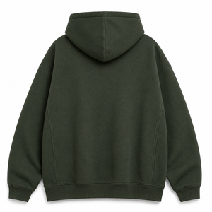 <b>Mens</b> Oversized Winter Hoodie <b>Thick</b> Cotton <b>Fleece</b> Pullover Sweatshirt Heavyweight Casual Apparel High Gsm Hoodie - Product Image 4