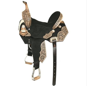 Premium High Quality Indian-Made Western Show Saddle Floral Trail Barrel Cuero de lujo Mejor precio para uso en exteriores - Product Image 5