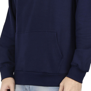 Sudadera Personalizada para Hombre, Color Azul Marino, Tejido Grueso, 100% Algodón Orgánico, Impresión de Alta Calidad, Estilo Urbano, Talla Grande, para Invierno - Product Image 4