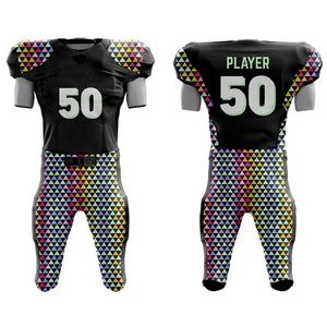 Nueva llegada de alta calidad uniforme de fútbol americano mejor precio conjuntos de Jersey hechos a mano - Product Image 6