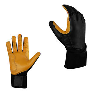 Venta al por mayor de guantes de bateo de béisbol de cuero personalizados antideslizante reforzado Palma guantes de bateo duraderos profesionales hombres y mujeres - Product Image 5