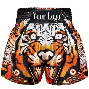 2025/2026 New High Quality Stretch Breathable Quick Dry Muay Thai <b>Kick</b> <b>Boxing</b> <b>Shorts</b> 100% Polyester - Product Image 3