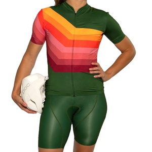 Tenues de cyclisme unisexes avec logo personnalisé, couleur personnalisée, haute qualité, 100% polyester, tissu SMART, respirant, antibactérien, séchage rapide, salopette - Product Image 1